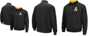 Colosseum Men's Black Appalachian State Mountaineers Tortugas Logo Quarter-Zip Pullover Jacket